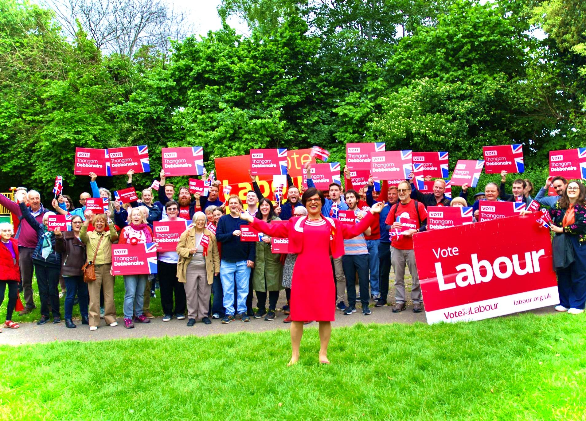 Thangam Debbonaire Campaign Launch - VOTE 4th JULY